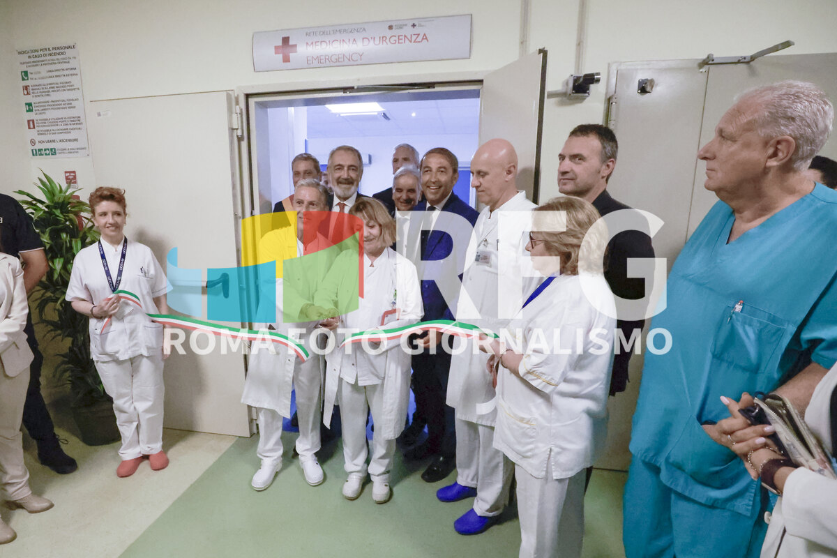 Anteprima protetta di Inaugurazione Medicina Urgenza Ospedale Sandro Pertini